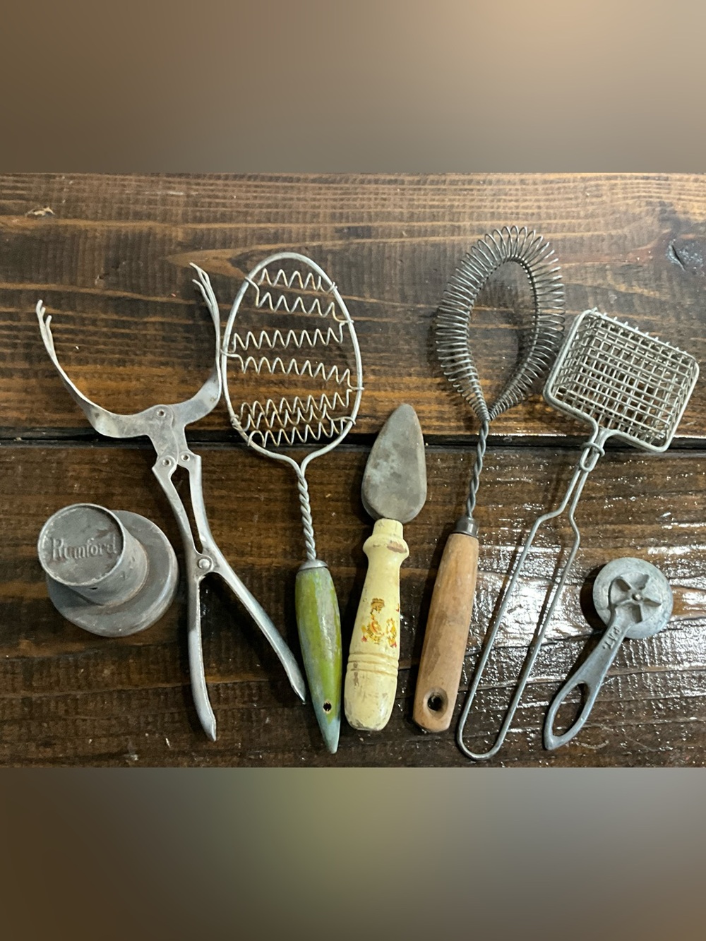 Vintage Assorted Lot of 7 MCM Kitchen Gadgets Utensils Pastry Biscuit Cutter